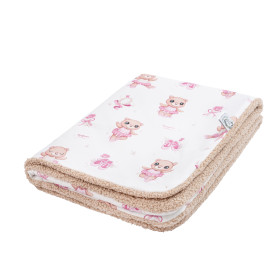 Blanket for a preschooler cotton&boucle 100x150cm Ballerina