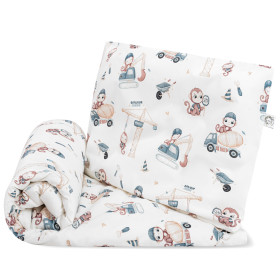Komplet poszewek bawełnianych 160x200 + 2x70x80 – Monkey 100% bawełna Premium