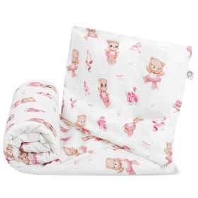 Komplet poszewek bawełnianych 160x200 + 2x70x80 – Ballerina  100% bawełna Premium