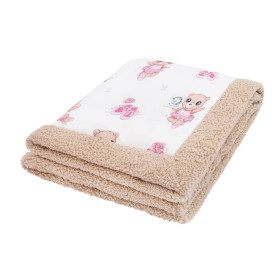 Baby blanket 65x75cm Light cotton& boucle Ballerina