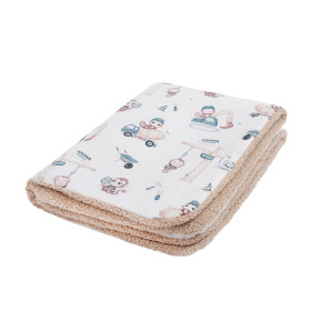 Blanket for a preschooler 100x150cm Light Monkey