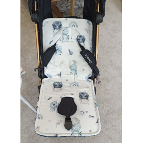 Bamboo stroller insert small 80x36 Dino