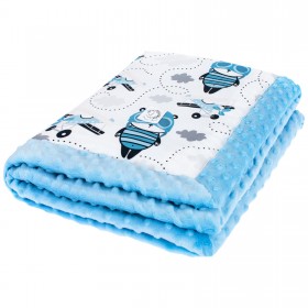 Kocyk Niemowlaka Light Panda Pilot bawełna-minky 65x75 cm