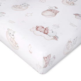 Cotton Bed sheet with elastic band 90x200 cm Venus