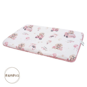 Double-sided Preschooler Pillow Bianca bamboo/boucle 40x60 cm