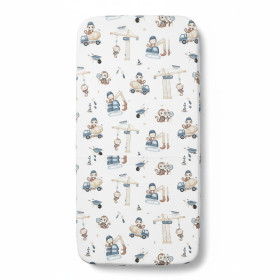 Bamboo Sheet for stroller Monkey 35x75 cm