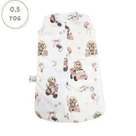 Bambusowy Śpiworek do spania Bianca 0-3 mc LIGHT 0,5 TOG