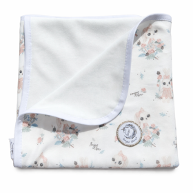 Organic cotton baby blanket, 75×100 cm, Bunny
