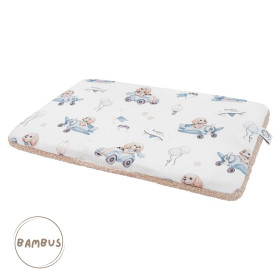 Double-sided Baby Pillow Benji bamboo/boucle 30x40 cm