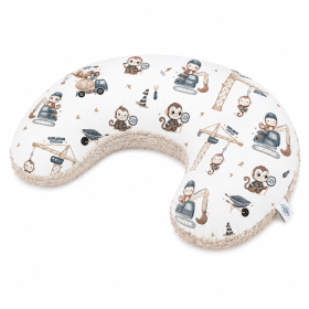 Bambus & Bouclé Large Feeding Pillow Monkey