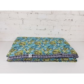 Kocyk Przedszkolaka Powiew Tropików bawełna-minky 100x150 cm