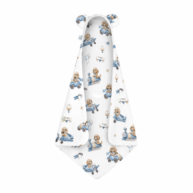 LIGHT Bamboo Car Seat Blanket Benji 90x90 cm