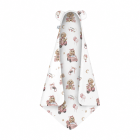 LIGHT Bamboo Car Seat Blanket Bianca 90x90 cm