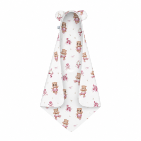 LIGHT Bamboo Car Seat Blanket Ballerina 90x90 cm