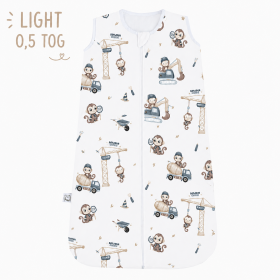 Bambusowy Śpiworek do spania Monkey Light 6-18 mc 0,5 TOG