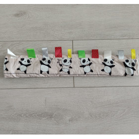 Osłonka na pałąk wózka Panda 50 cm
