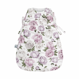 Bawełniany Śpiworek Niemowlaka Mały 0-6M Peonie 2,5 TOG
