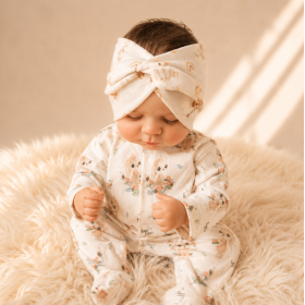 Organic Cotton Interwoven Headband, 3-6 Months, Sheaps