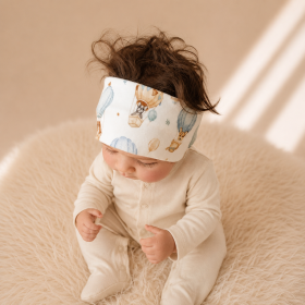 Organic Cotton headband, 3-6 Months, Pieski