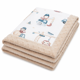 Elder / adults blanket 140x200 cm Monkey