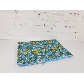 Kocyk Średniaka Light Powiew Tropików bawełna - minky 75x100 cm