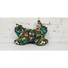 Poduszka Motylek do wózka Piłkarz bawełna/minky