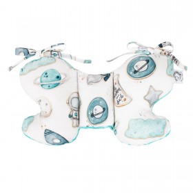 Poduszka Motylek Kosmos bawełna/minky