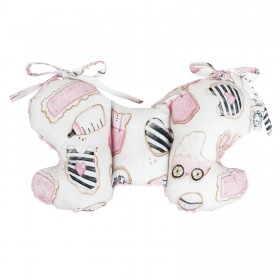 Poduszka Motylek Baby Shower bawełna/minky