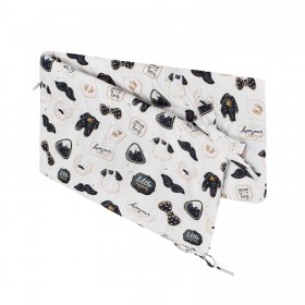 Bambusowy Ochraniacz do łóżeczka Little Man 180 cm