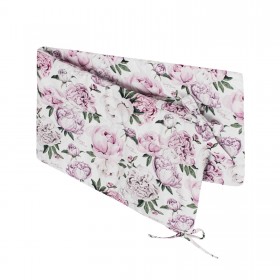 Bambusowy Ochraniacz do łóżeczka Peonie 180 cm