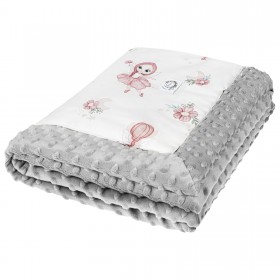 Kocyk Niemowlaka Wróżki bawełna - minky 65x75 cm