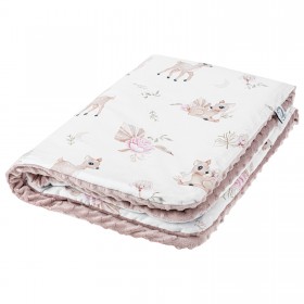 Blanket for a middle child 75x100cm Light Forest Animals