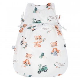 Bawełniany Śpiworek Niemowlaka Mały 0-6M Retro Fox 2,5 TOG
