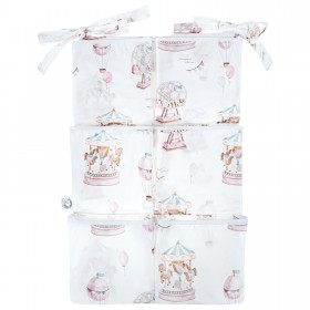 Organizer-przybornik na łóżeczko z kieszeniami Lunapark