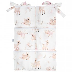 Organizer-przybornik na łóżeczko z kieszeniami Sarenki