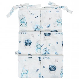 Organizer-przybornik na łóżeczko z kieszeniami Dino