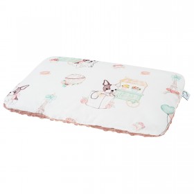 Poduszka Niemowlaka Paris bawełna/minky 25x30 cm